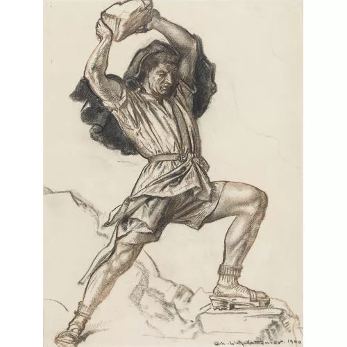 Charles L’Eplattenier — Steinwerfer.