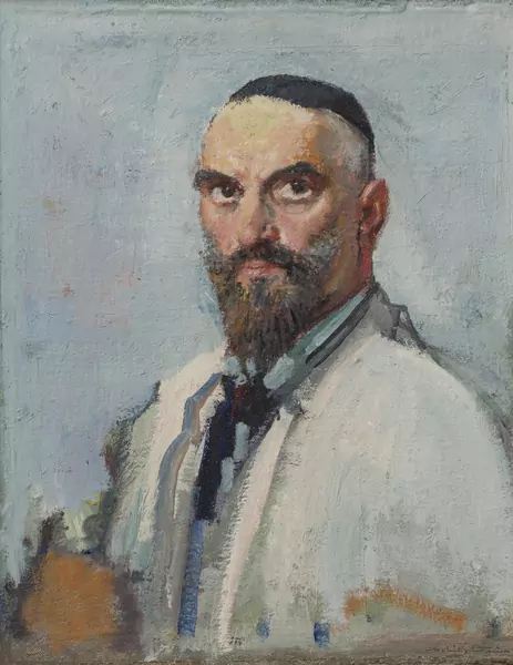 Charles L'ÉPLATTENIER (1874-1946), Autoportrait, huile sur toile — DognyAuction