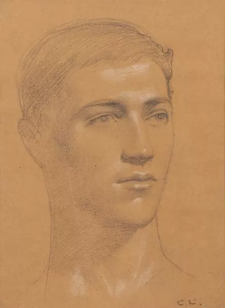 Charles L'Eplattenier (1874-1946), "Autoportrait". — DognyAuction