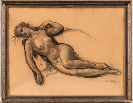 Femme nue allongée
