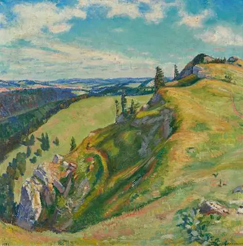 CHARLES L'EPLATTENIER — Jura ensoleillé. 1933. — Koller Auktionen
