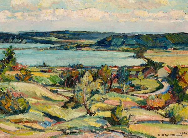 Charles L’Eplattenier — Lac, effet du soir