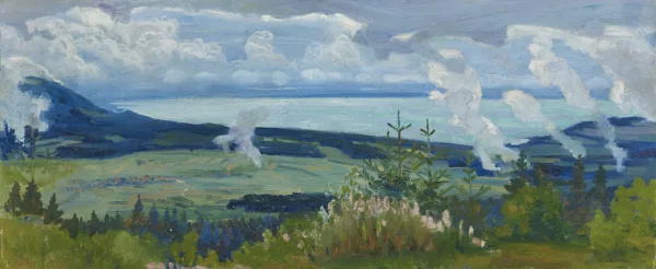 Charles L’Eplattenier — Paysage du Jura, 1906