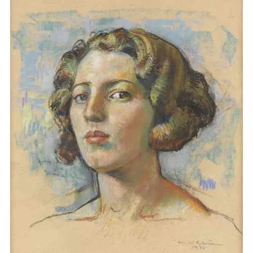 Charles L’Eplattenier — Kopfbildnis einer jungen Frau.