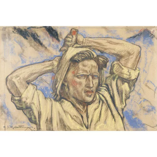 Charles L’Eplattenier — Studie zu einem Wildheuer.