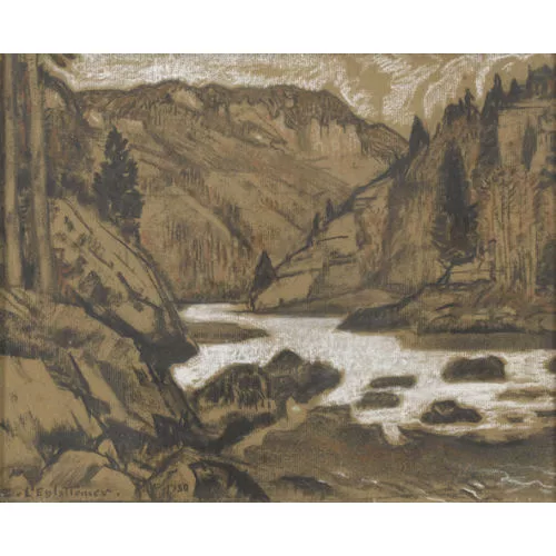Charles L’Eplattenier — Bach in Tallandschaft.