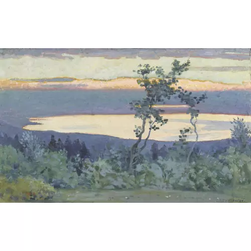 Morgenröte am Neuenburgersee