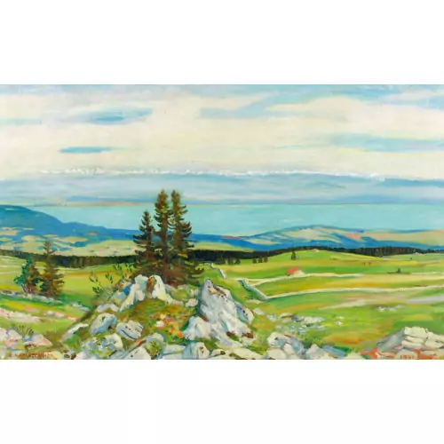 "Mont Racine et Alpes"