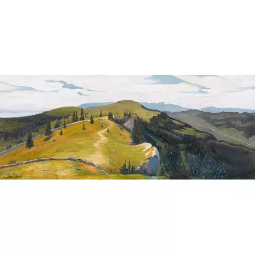 Sonnige Juralandschaft