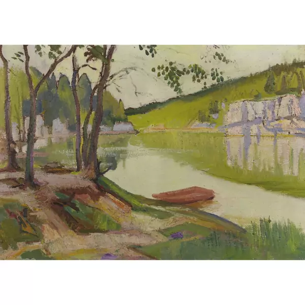 Frühlingshafte Doubslandschaft