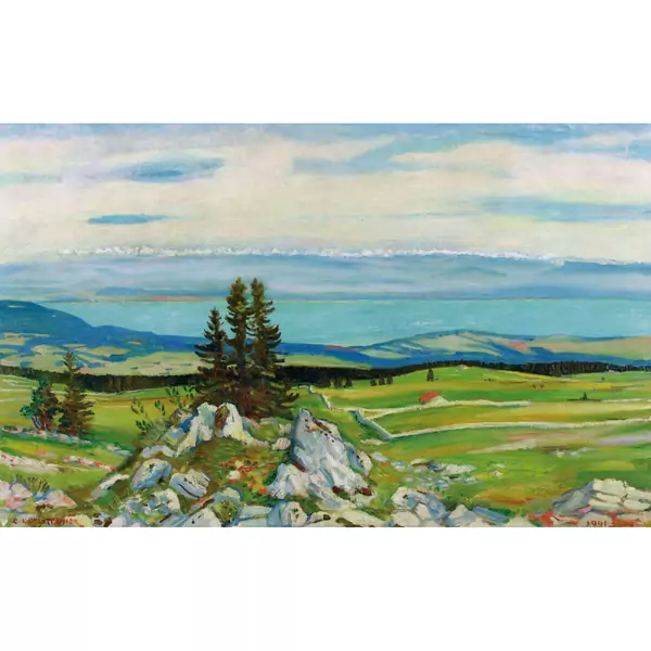 "Mont Racine et Alpes"