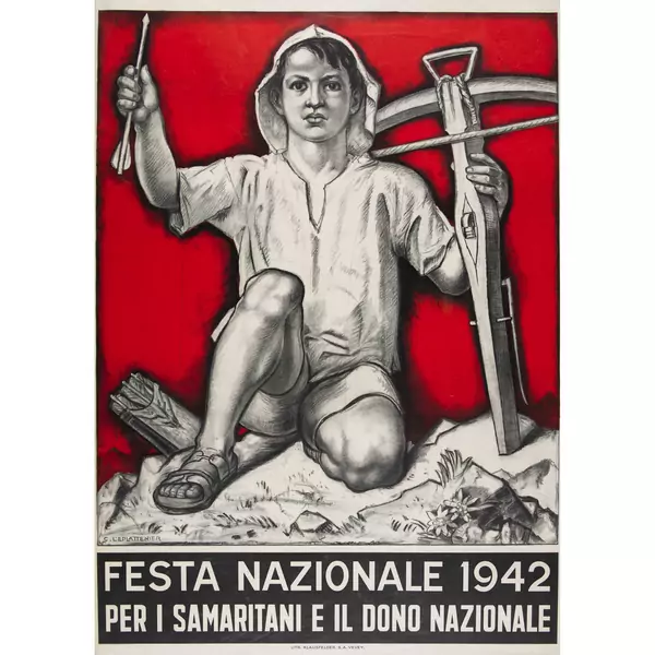 "Festa nazionale 1942 per i samaritani e il dono nazionale"