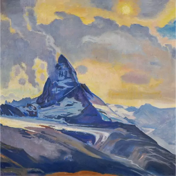 "Cervin. Soleil du Soir"
