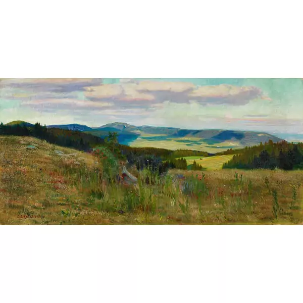 Paysage du Jura en printemnps