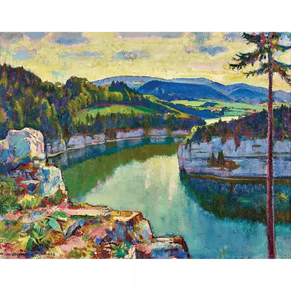 "Doubs soir d'automne"