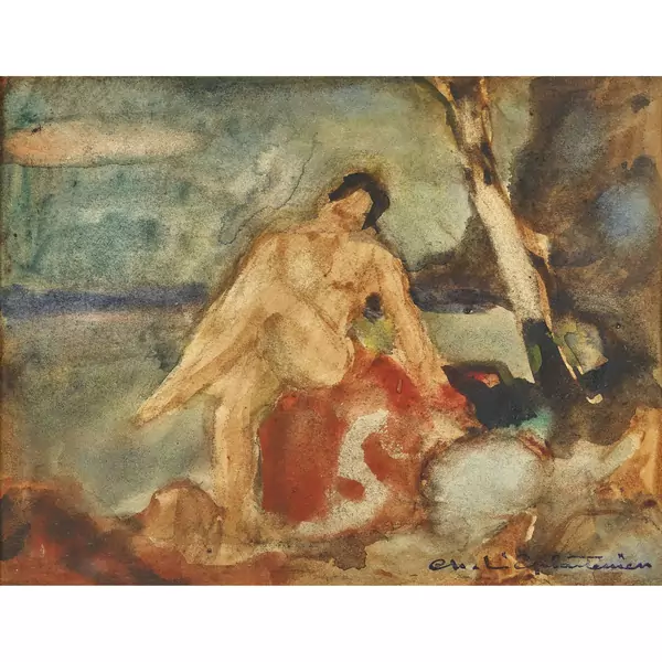 Femme assise