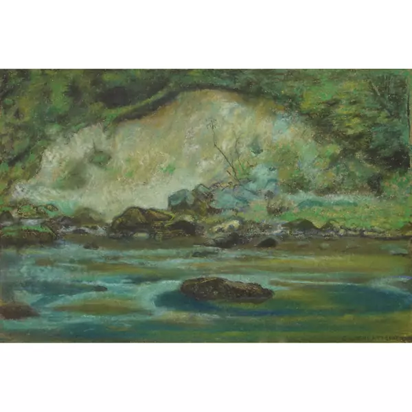 Steinige Uferlandschaft