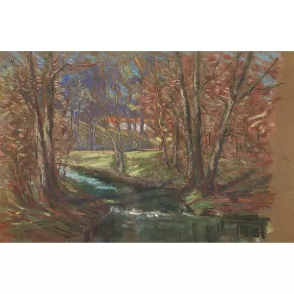 Herbstliche Bachlandschaft