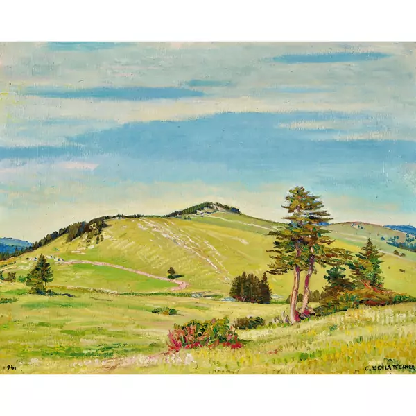 "Mt. Racine. Soir"