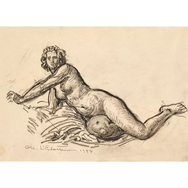 Femme allongée