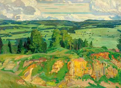 CHARLES L'EPLATTENIER — Paysage Jurassien. 1918. — Koller Auktionen