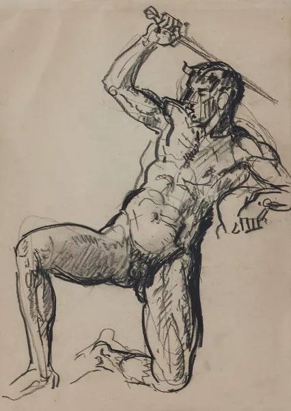 Charles L’Eplattenier — Guerrier nu