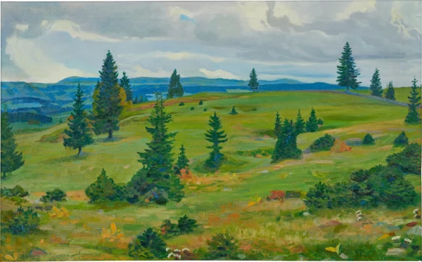 Charles L’Eplattenier — Jura landscape, 1930