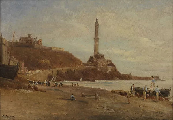 Charles-Louis Guigon — Le phare de Gênes