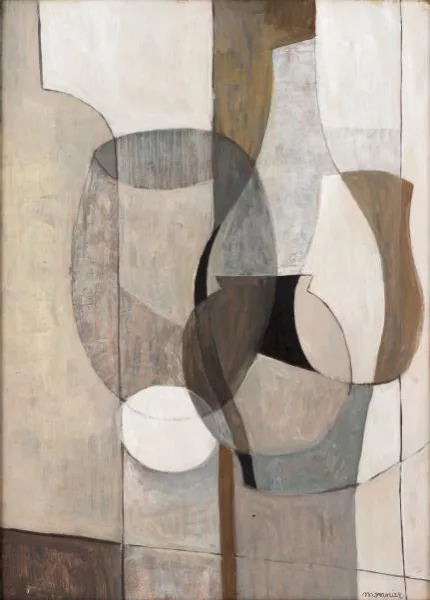 Charles Monnier — Charles Monnier (1925-1993, CH), "Les vases gris".