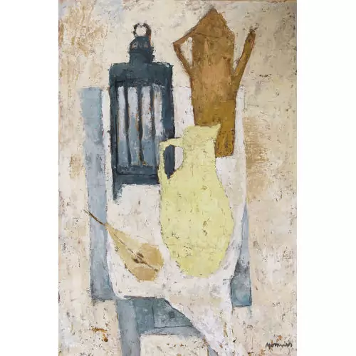 "Nature morte au pot jaune"