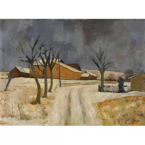 "Neige à Chevrens"