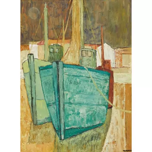 "Chalutier vert, Sète"