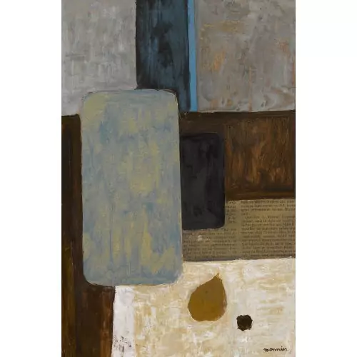 "Vase bleu et vase noir"