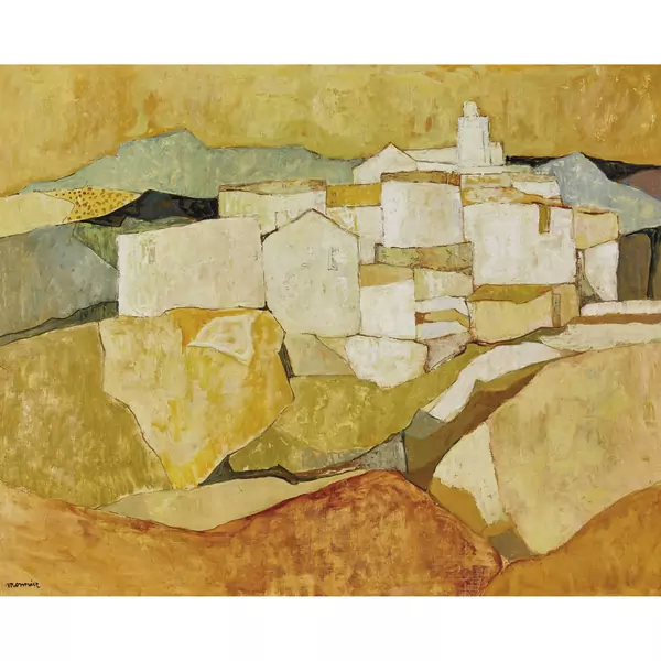 "Le village au matin - Provence"