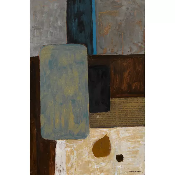 "Vase bleu et vase noir"