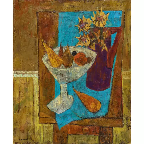 "Nature morte à la nappe bleue"