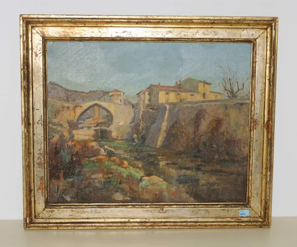 Charles Parisod — Ponte a la Baddia Firenze", 1925