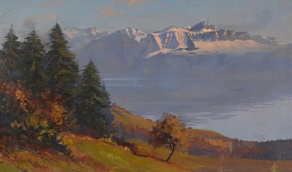 Charles Parisod — Lac et montagnes