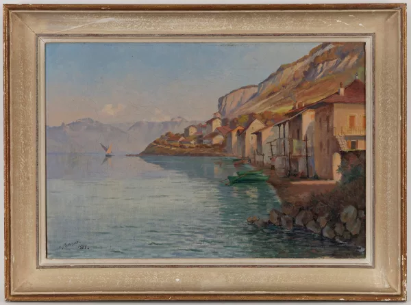 Charles Parisod — Le Léman et la côte française,