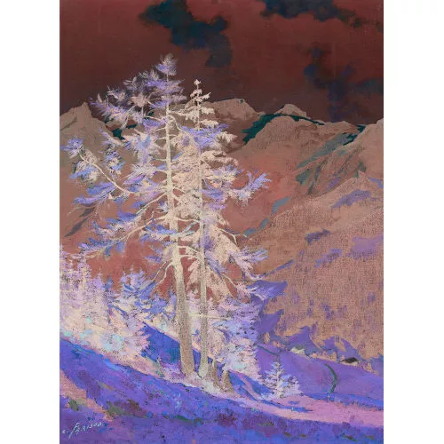 Charles Parisod — Paysage des Alpes vaudoises.