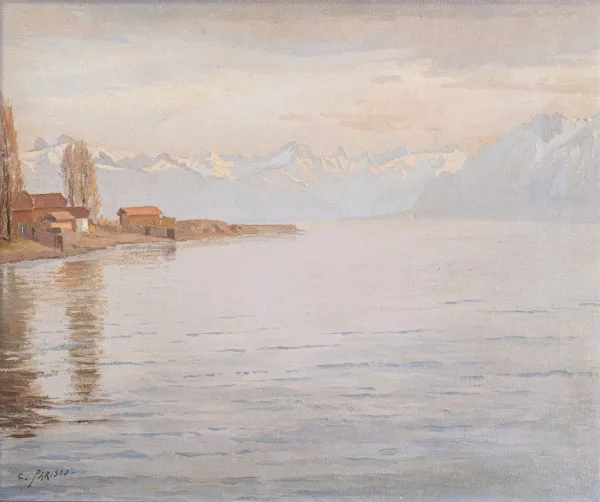 Charles Parisod — Vue sur le Léman
