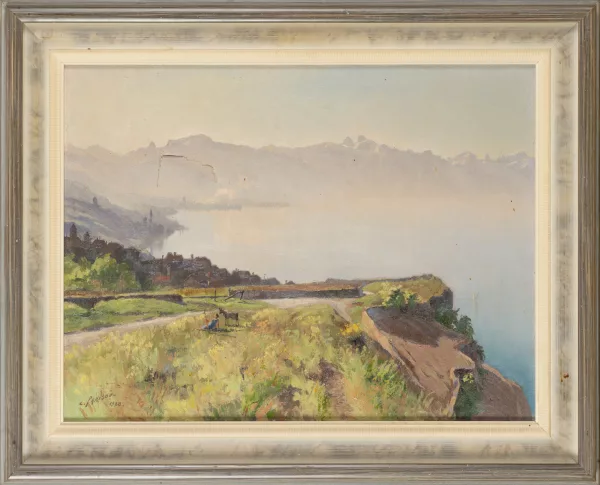 Charles Parisod — Vue sur le Léman