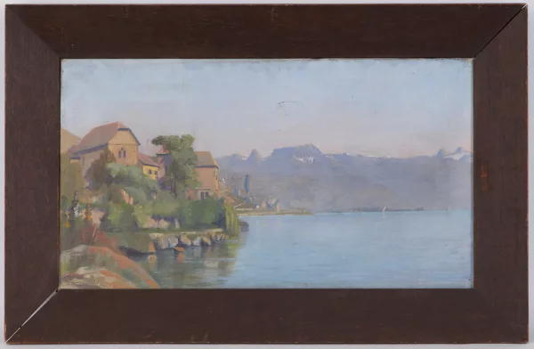 Charles Parisod — Le Château de Glérolles et St. Saphorin