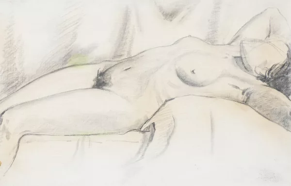 Charles Parisod — Charles PARISOD (1891-1943), 'Nu', Huile
