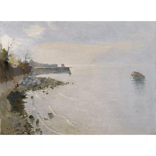 Charles Parisod — "See-Stimmung am Genfersee bei Lutry".