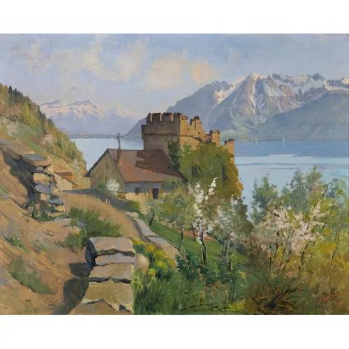 Charles Parisod — "La Tour de Marsens".