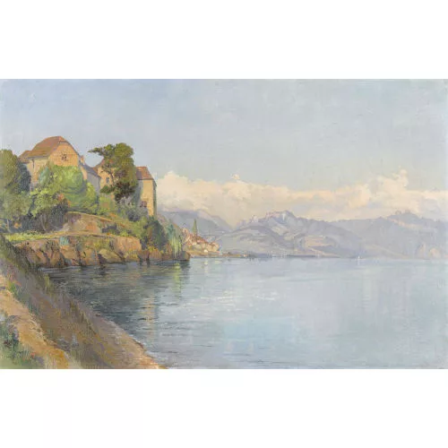 Charles Parisod — "Le Château de Glérolles près de Rivaz".