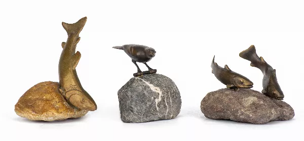 Charles Reussner — ensemble de trois bronzes