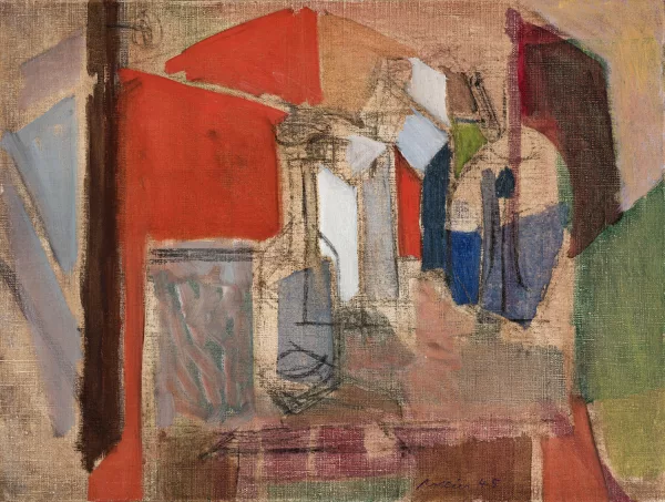 Charles Rollier — "Guéridon près de la fenêtre",