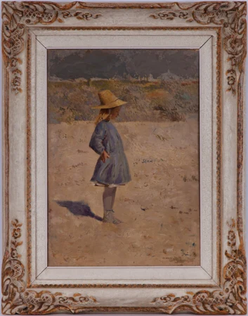 Fillette au chapeau de paille